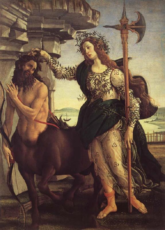 Sandro Botticelli Minerva and the Kentaur China oil painting art